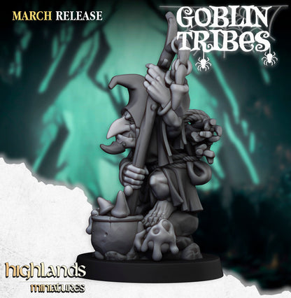 Highlands Miniatures Sumpfgoblin Schamane