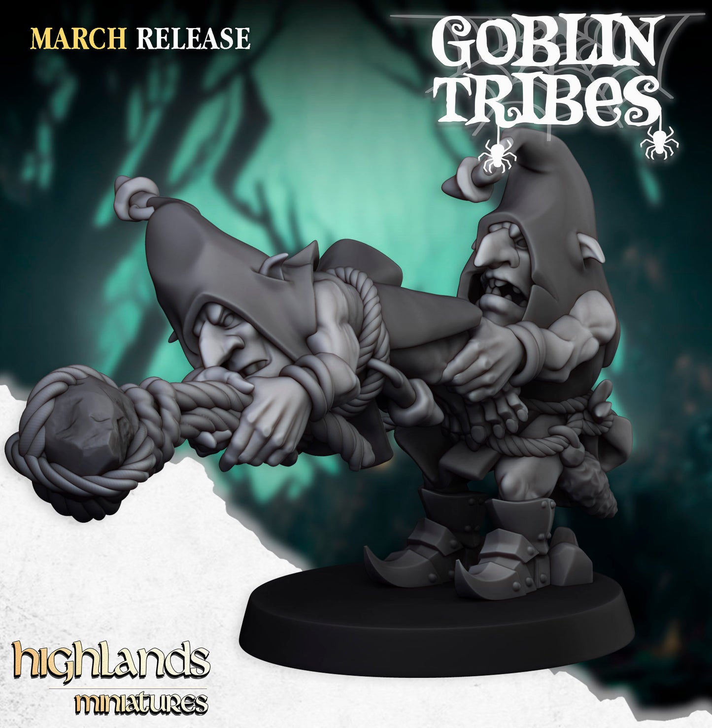 Highlands Miniatures Swamp Goblin Stone Spinners