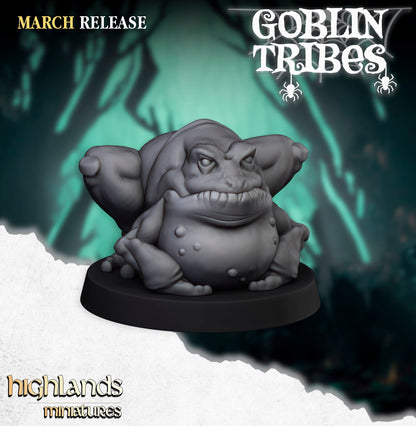 Highlands Miniatures Sumpfgoblin-Frösche mit Hirten