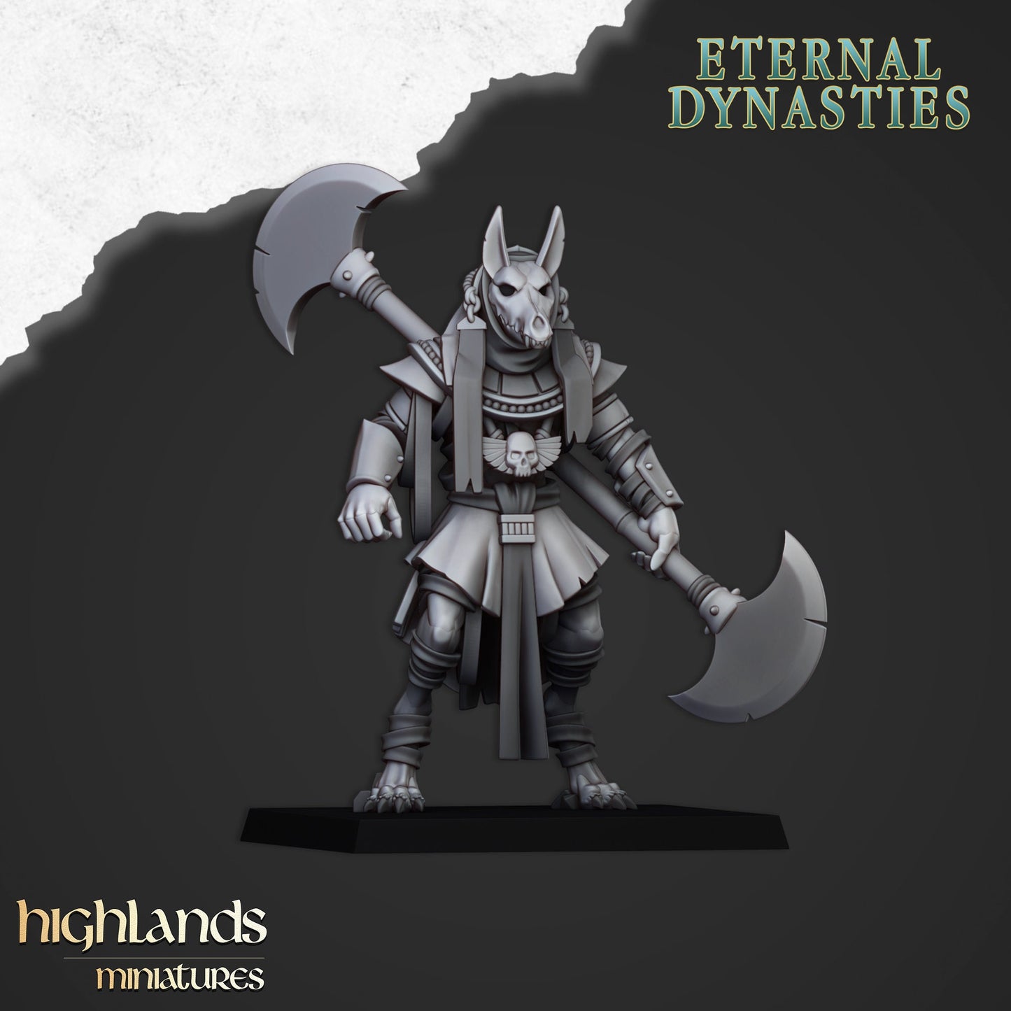 Highlands Miniatures - Eternal Dynasties Anubis Guards with Halberds