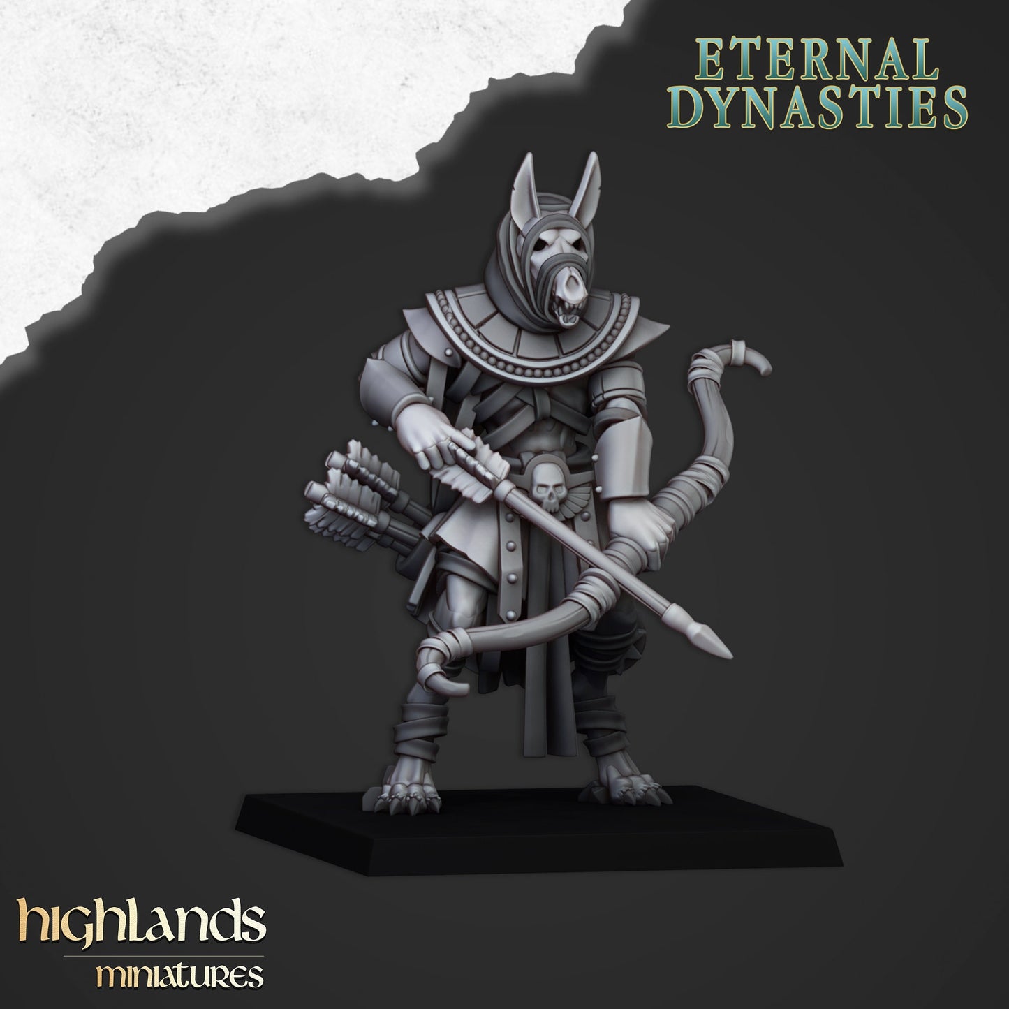 Highlands Miniatures - Eternal Dynasties Anubis Guards with Bows