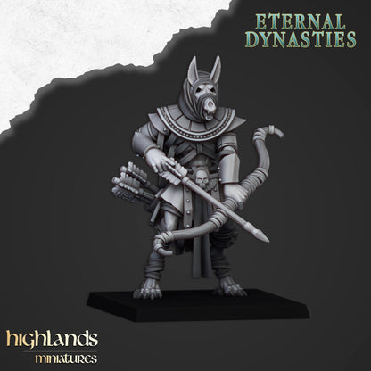 Highlands Miniatures - Eternal Dynasties Anubis Guards with Bows
