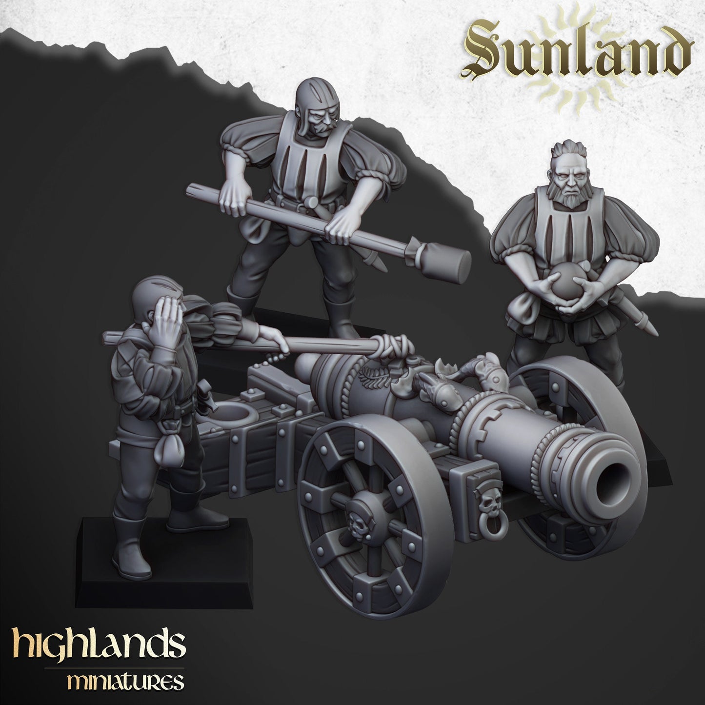 Highland Miniatures Sunland Great Cannon