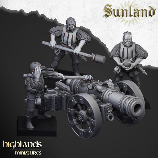 Highland Miniatures Sunland Great Cannon