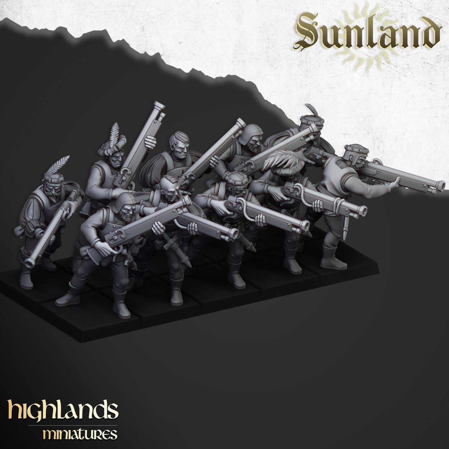 Highland Miniatures Sunland Arquebusiers