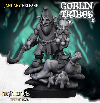 Highlands Miniatures Sumpfgoblin-Boss