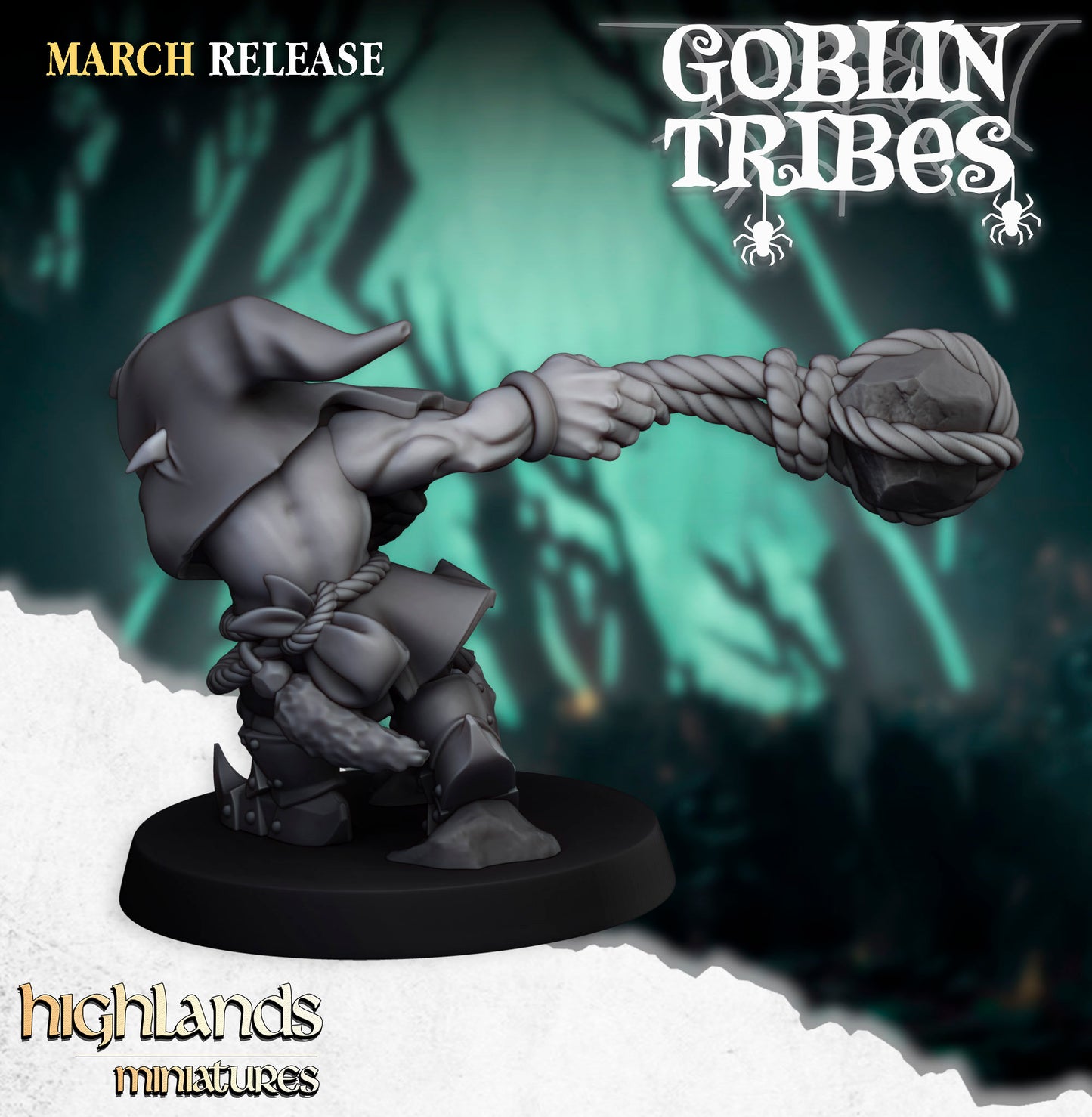 Highlands Miniatures Swamp Goblin Stone Spinners
