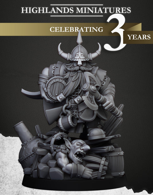 Highland Miniatures Dwarf Brewmaster