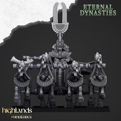 Highland Miniatures - Eternal Dynasties Pharaoh Chariot