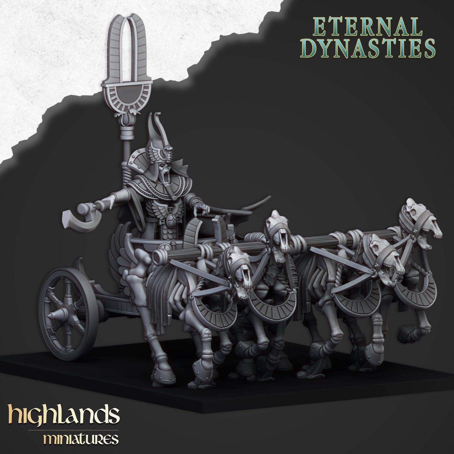Highland Miniatures - Eternal Dynasties Pharaoh Chariot