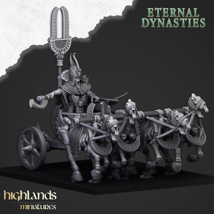 Highland Miniatures - Eternal Dynasties Pharaoh Chariot