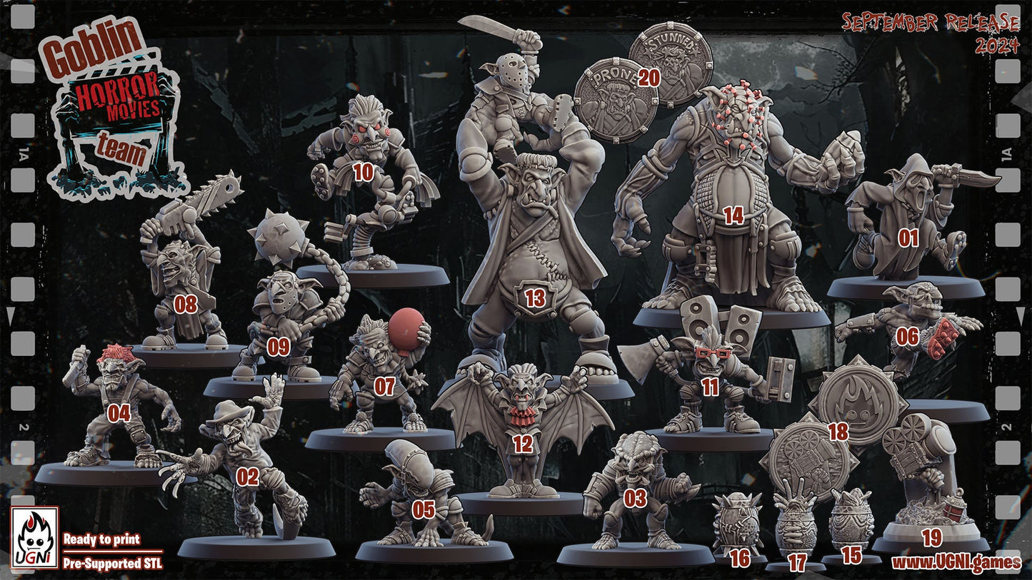 UGNI Horror Goblin Fantasy Football Team