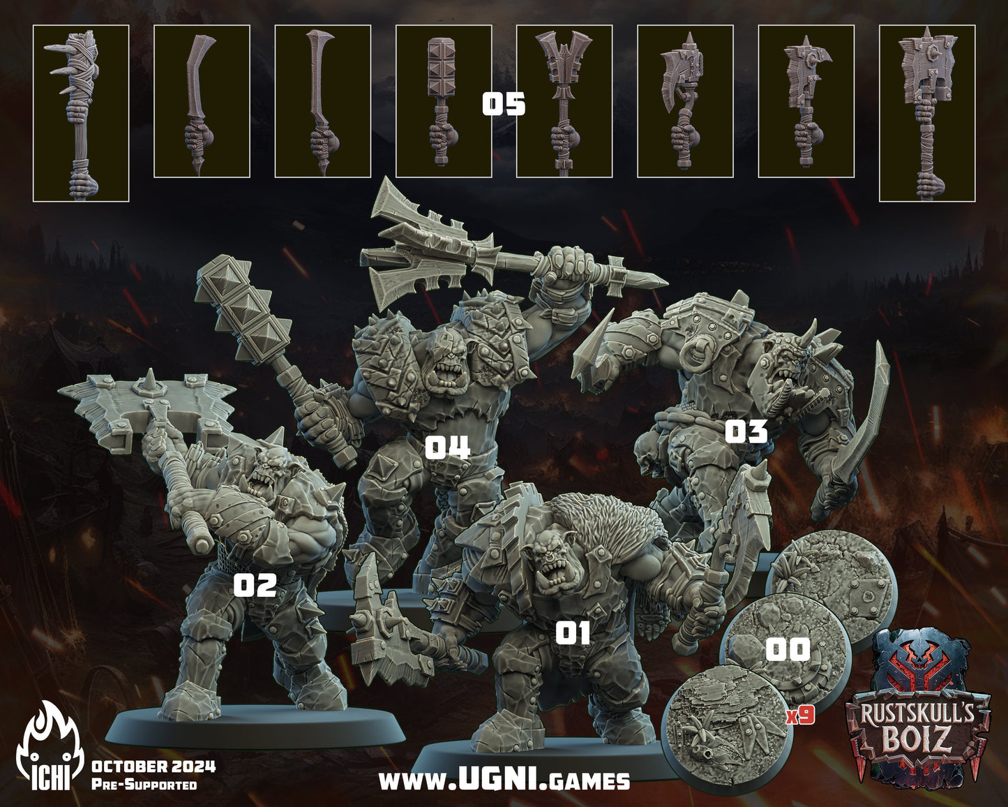 ICHI Warband - Rustskull's Boiz