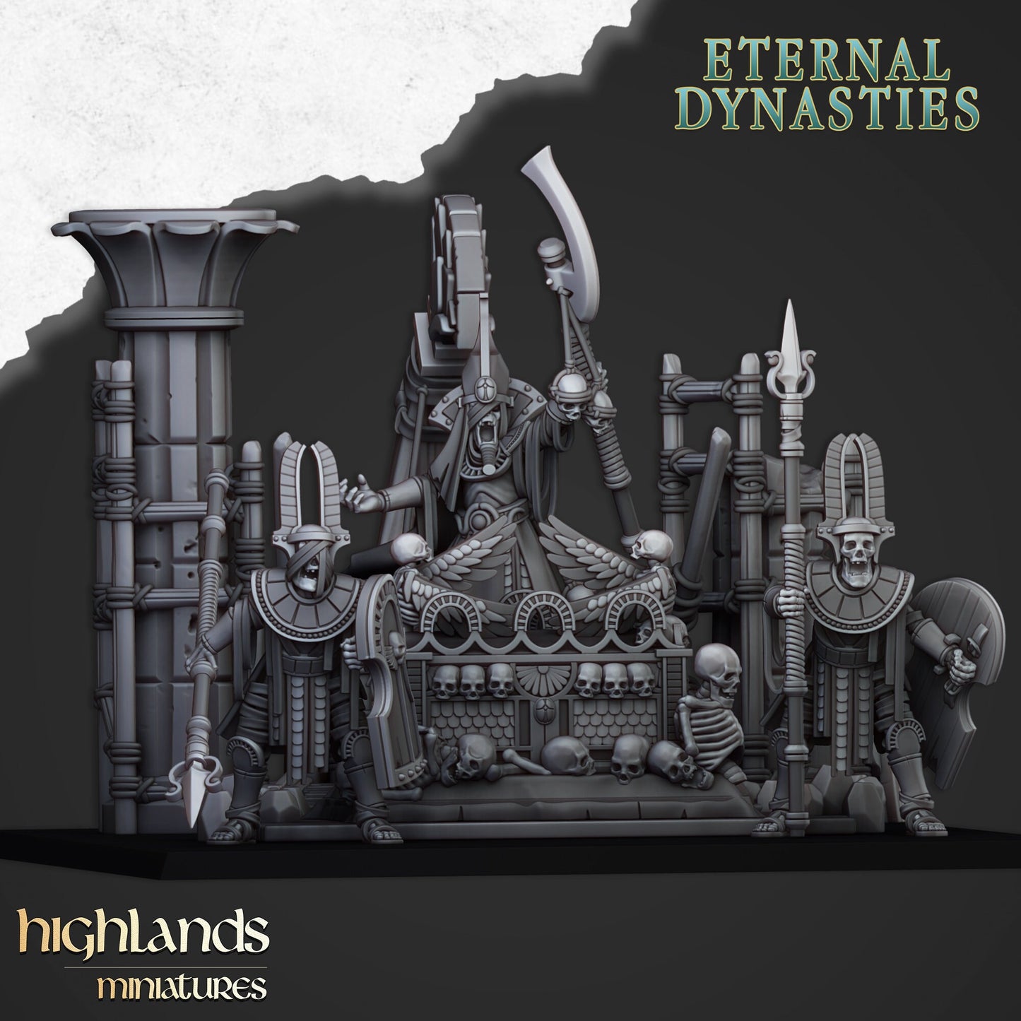 Highland Miniatures - Eternal Dynasties Pharaoh Funeral Ship