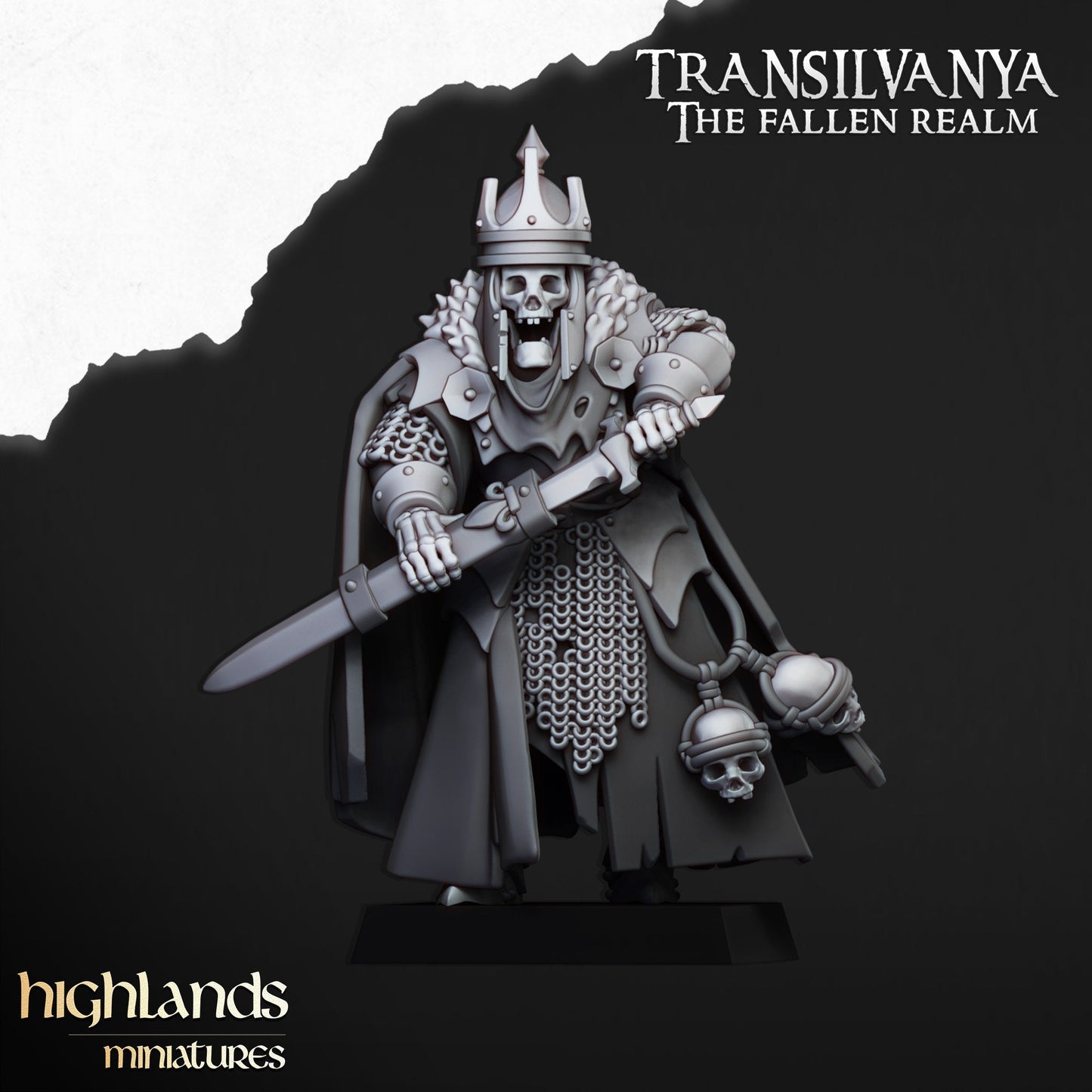 Highlands Miniatures Transilvanya - Skeletal Lord