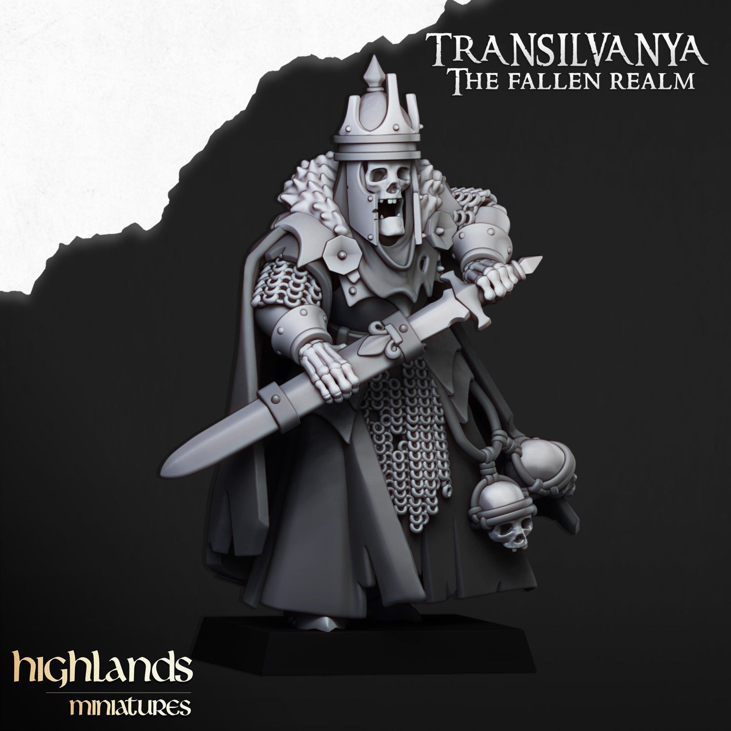 Highlands Miniatures Transilvanya - Skeletal Lord