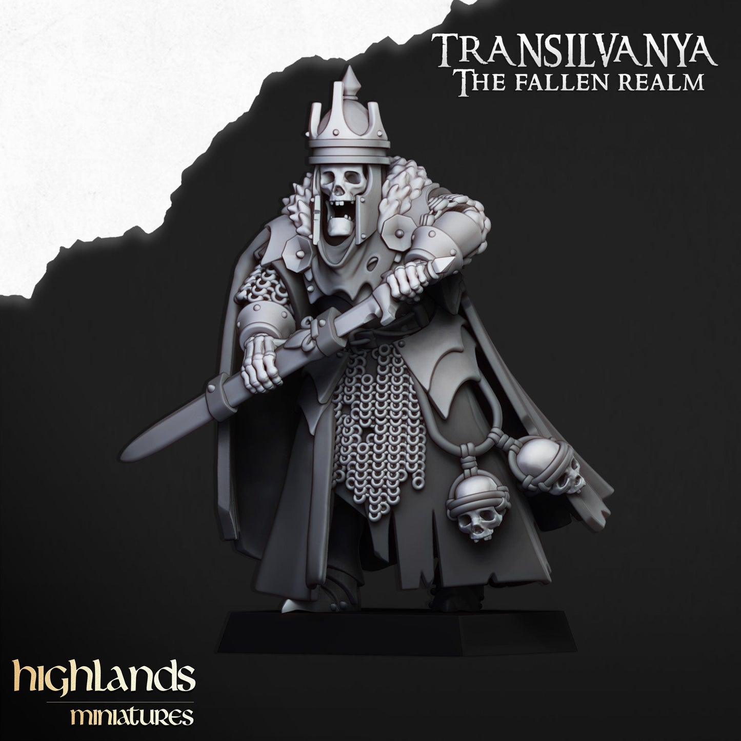Highlands Miniatures Transilvanya - Skeletal Lord