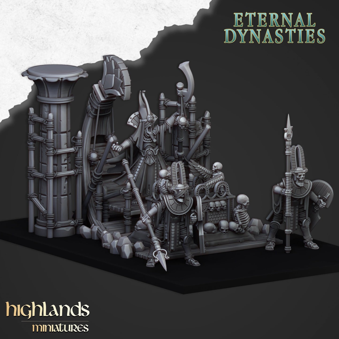 Highland Miniatures - Eternal Dynasties Pharaoh Funeral Ship