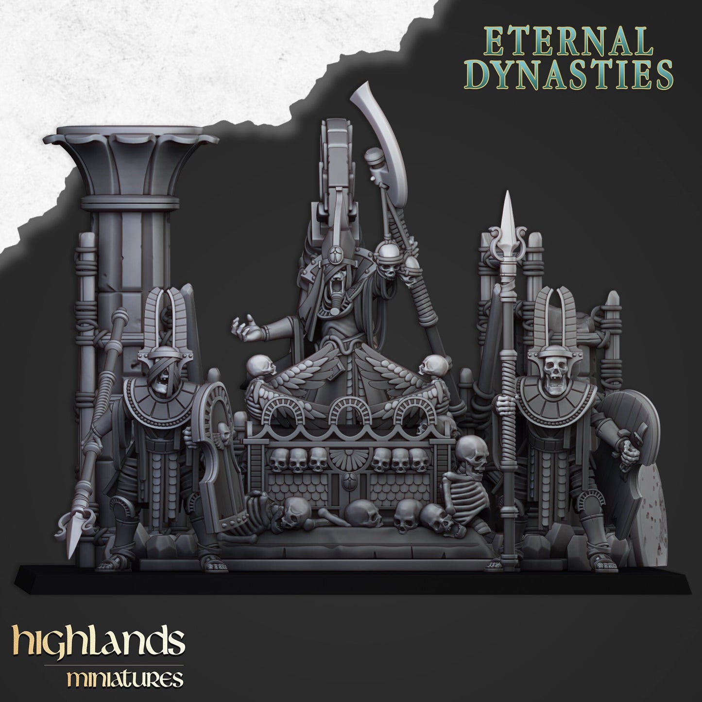 Highland Miniatures - Eternal Dynasties Pharaoh Funeral Ship