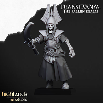 Highlands Miniatures - Transilvanya Skeleton Guard with Great Weapons