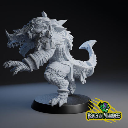 Brutefun Fantasy Football Lizardmen Crocodile Big guy