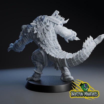 Brutefun Fantasy Football Lizardmen Crocodile Big guy