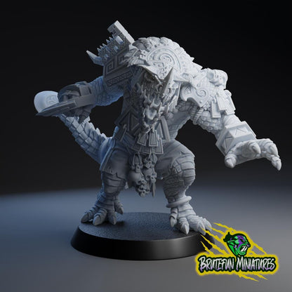 Brutefun Fantasy Football Lizardmen Crocodile Big guy