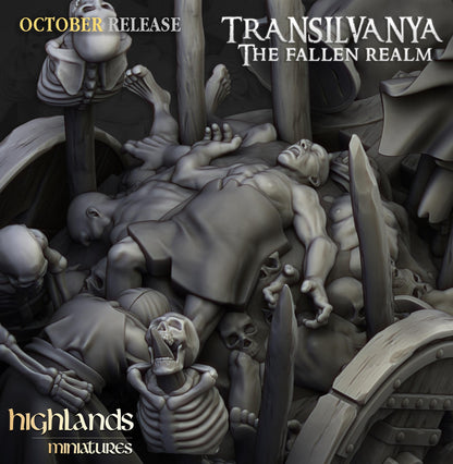 Highlands Miniatures Transylvania - Corpse Cart
