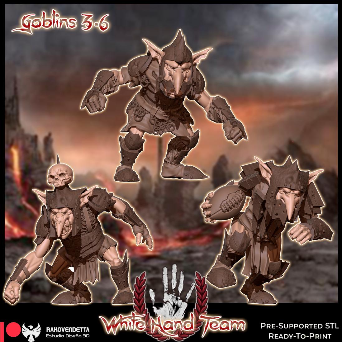 Rakovendetta Fantasy Football Black Orc Team - The White Hand