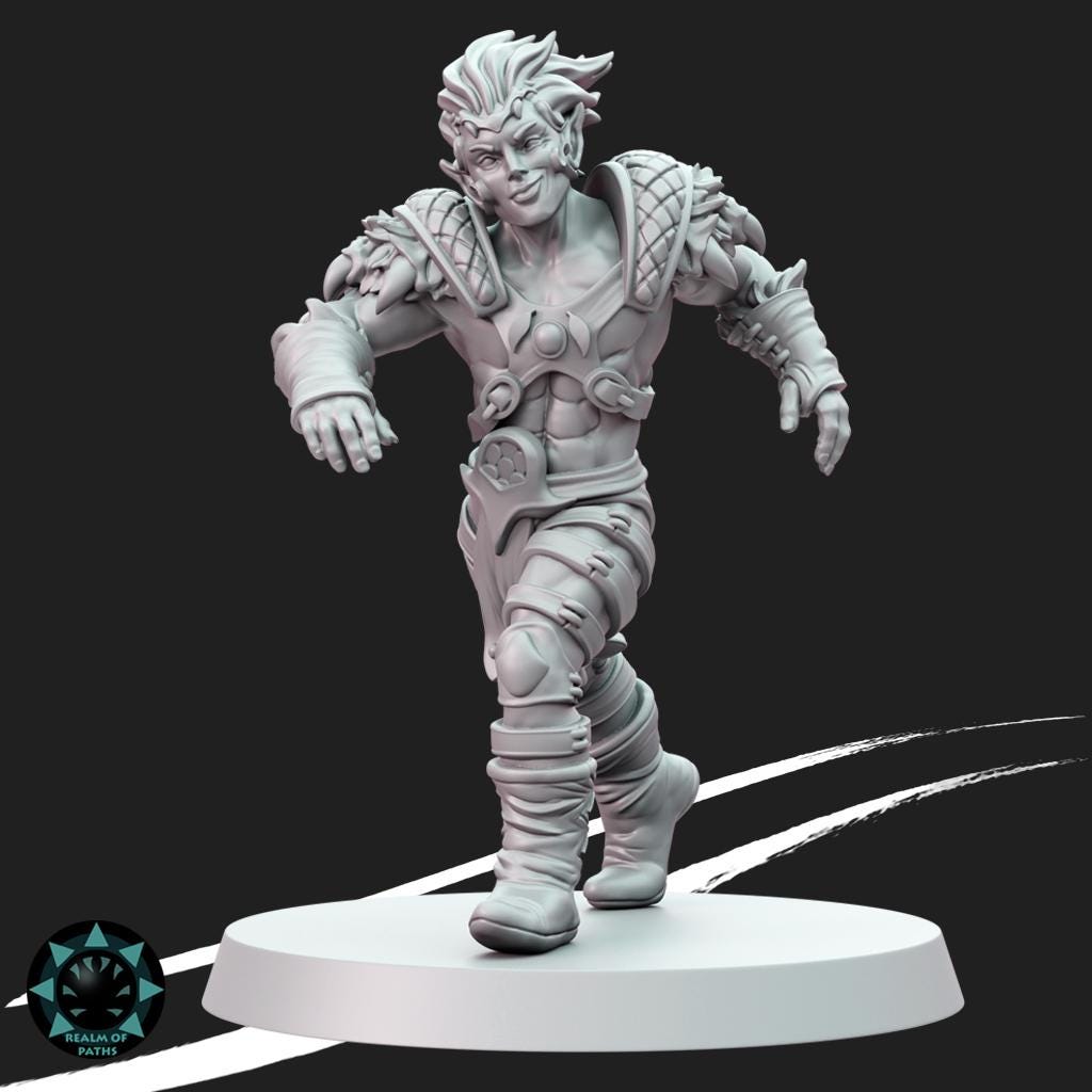 Realm of Paths Fantasy Football Forest Elf Team - 'The Bear Clan'