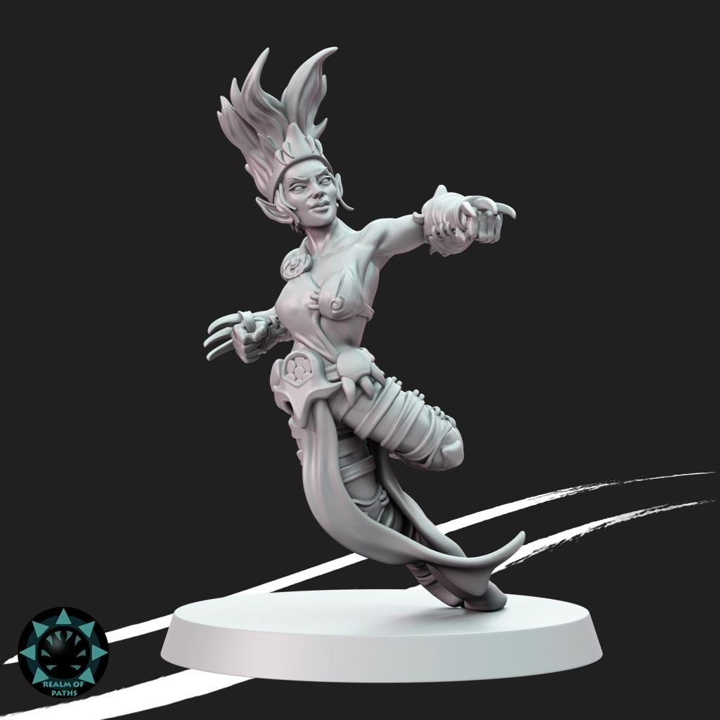 Realm of Paths Fantasy Football Forest Elf Team - 'The Bear Clan'