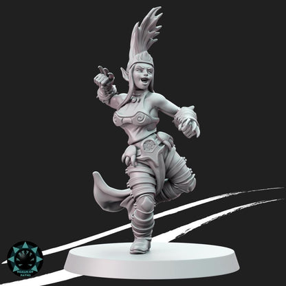 Realm of Paths Fantasy Football Forest Elf Team - 'The Bear Clan'