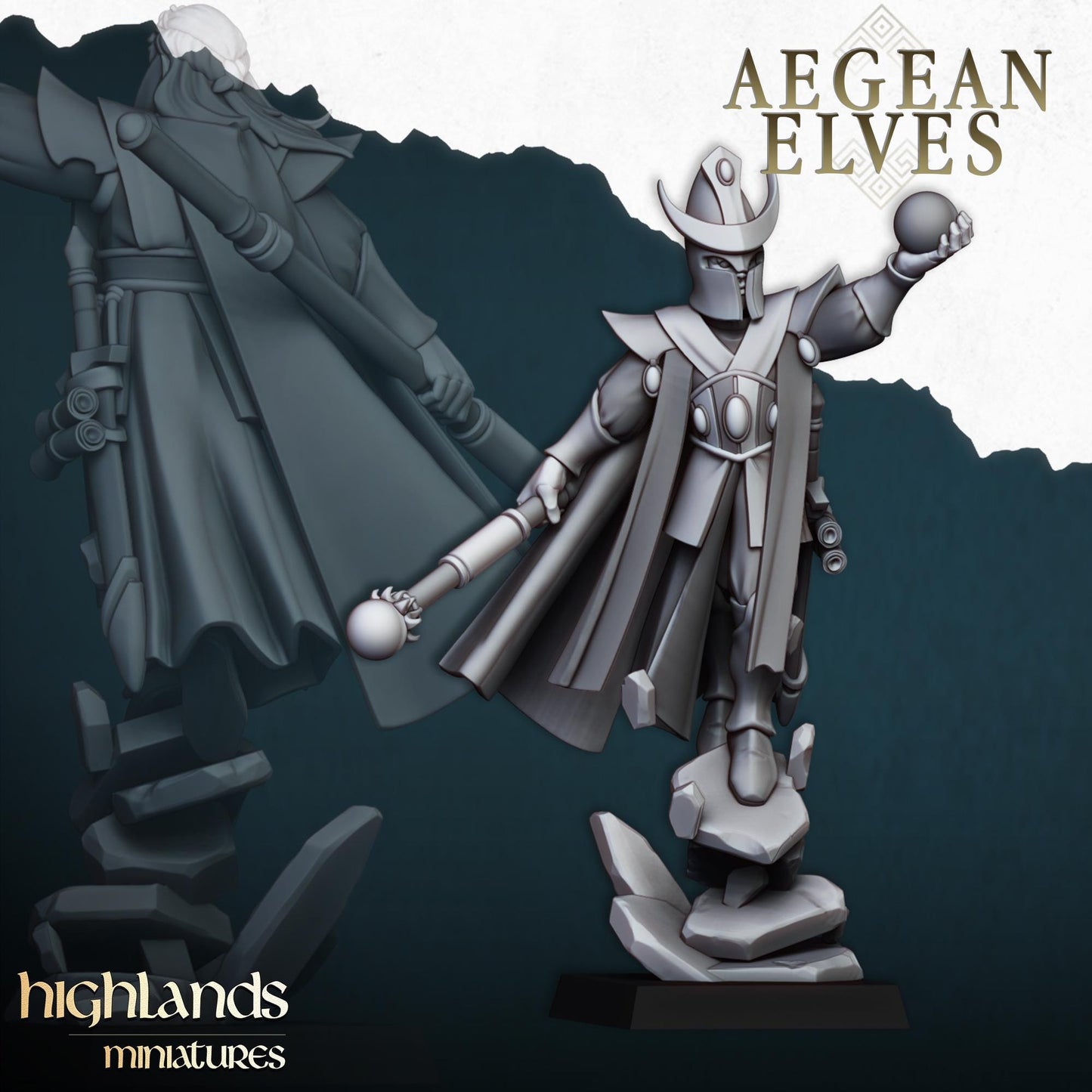 Highland Miniatures Aegean Elf Mage