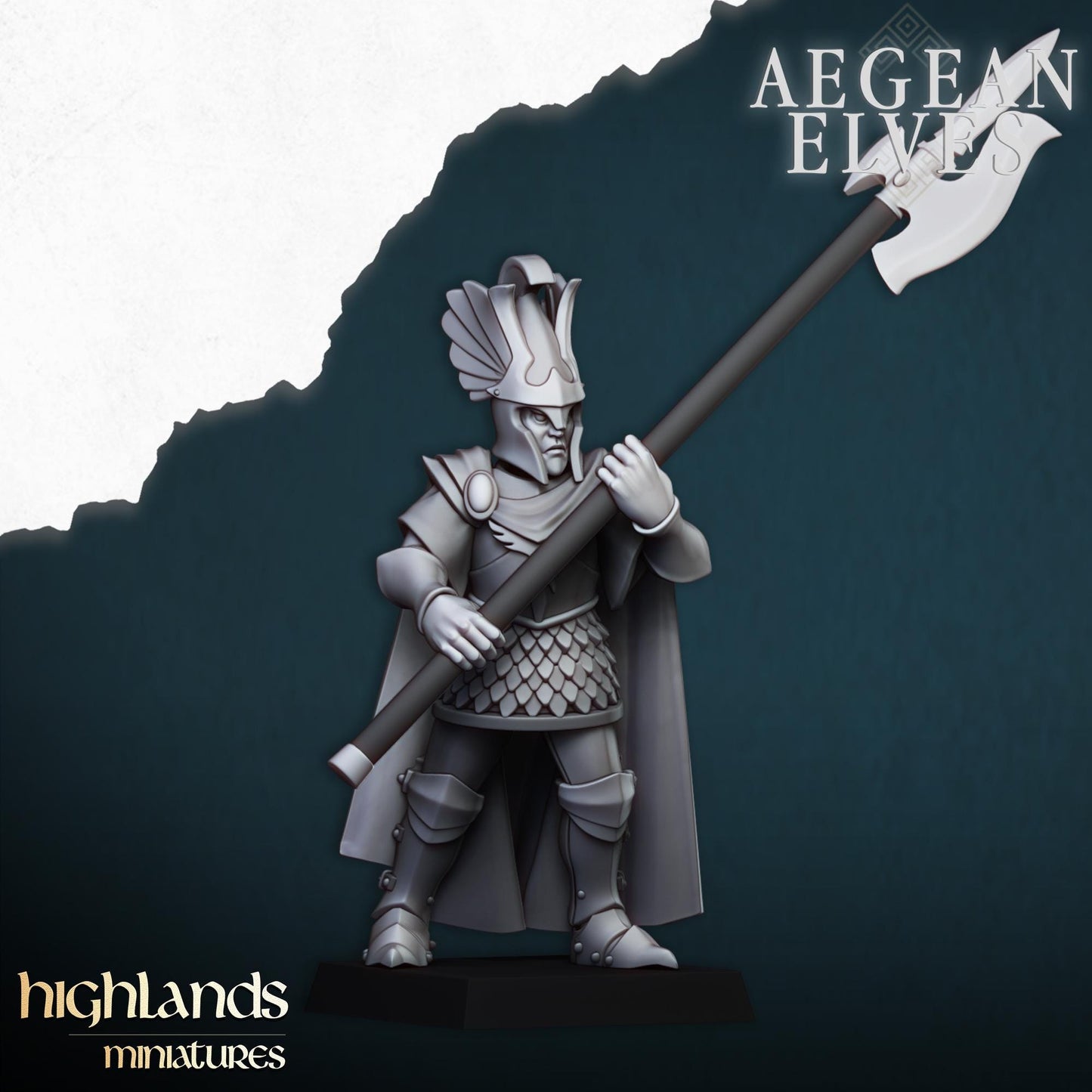 Highland Miniatures Aegean Elves Mycenaean Guard
