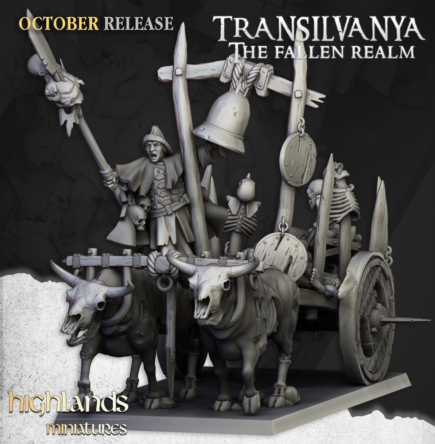 Highlands Miniatures Transylvania - Corpse Cart