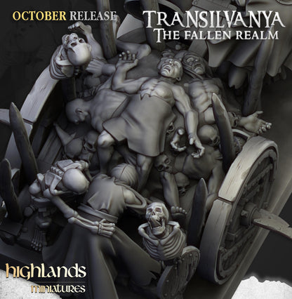 Highlands Miniatures Transylvania - Corpse Cart