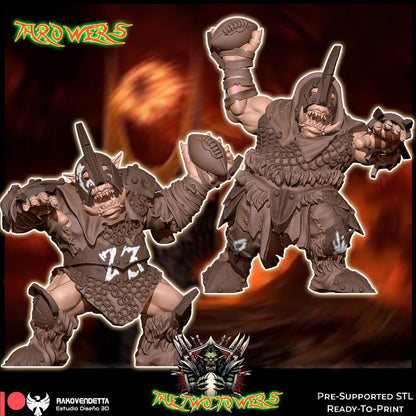 Rakovendetta Fantasy Football Orc Team - The White Hand