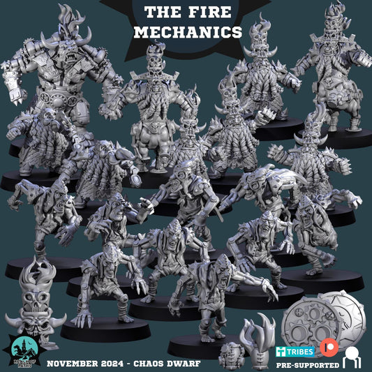 Realm of Paths Fantasy Football Doom Dwarf Team - The Fire Mechanics