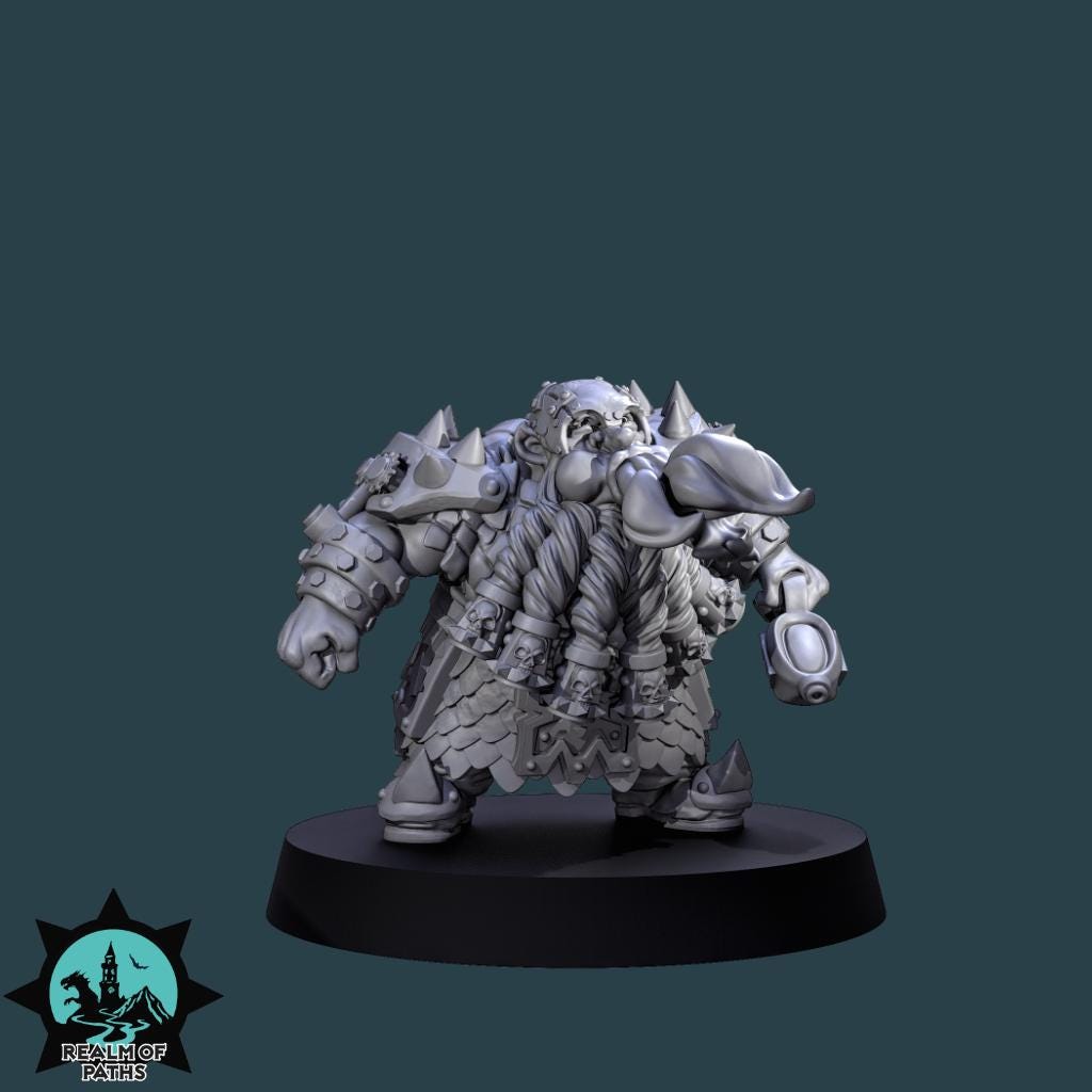 Realm of Paths Fantasy Football Doom Dwarf Team - The Fire Mechanics