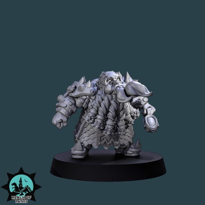 Realm of Paths Fantasy Football Doom Dwarf Team - The Fire Mechanics