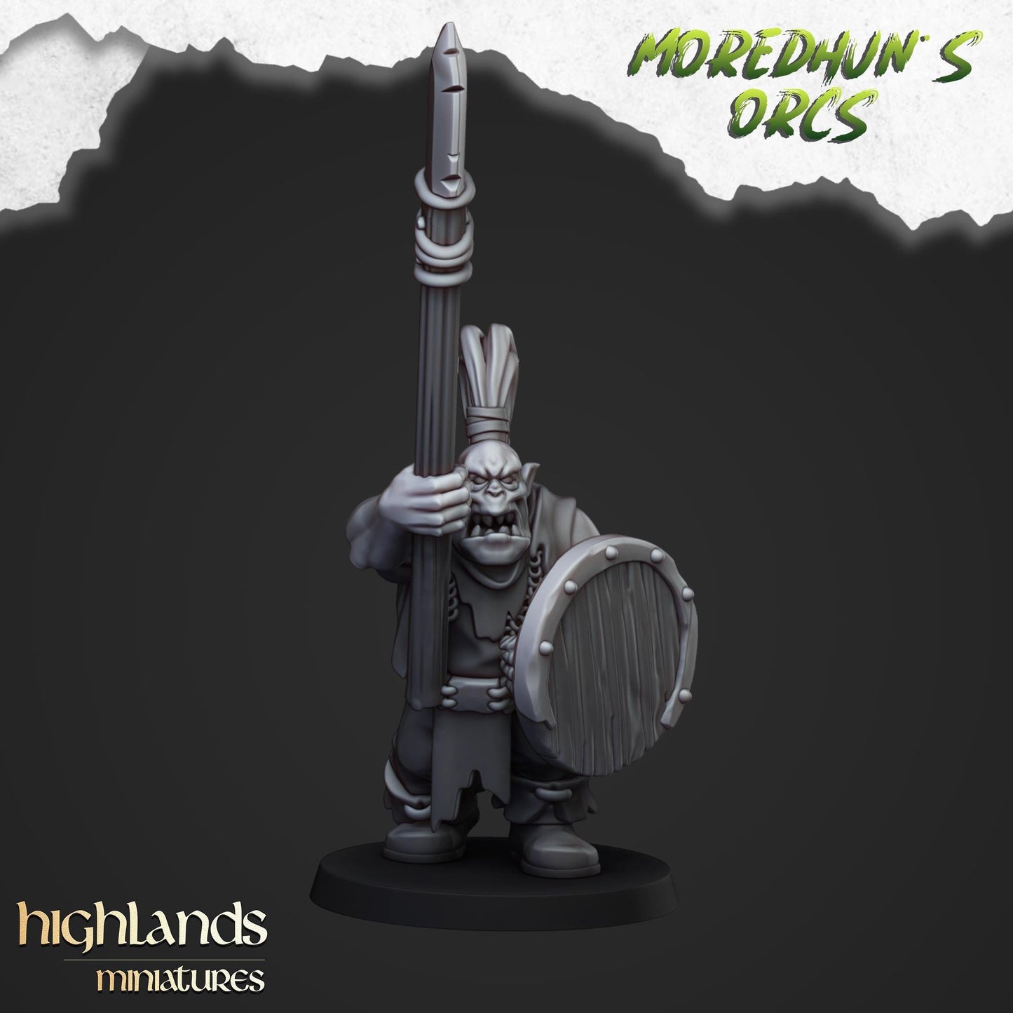 Highland Miniatures Orcs With Spears