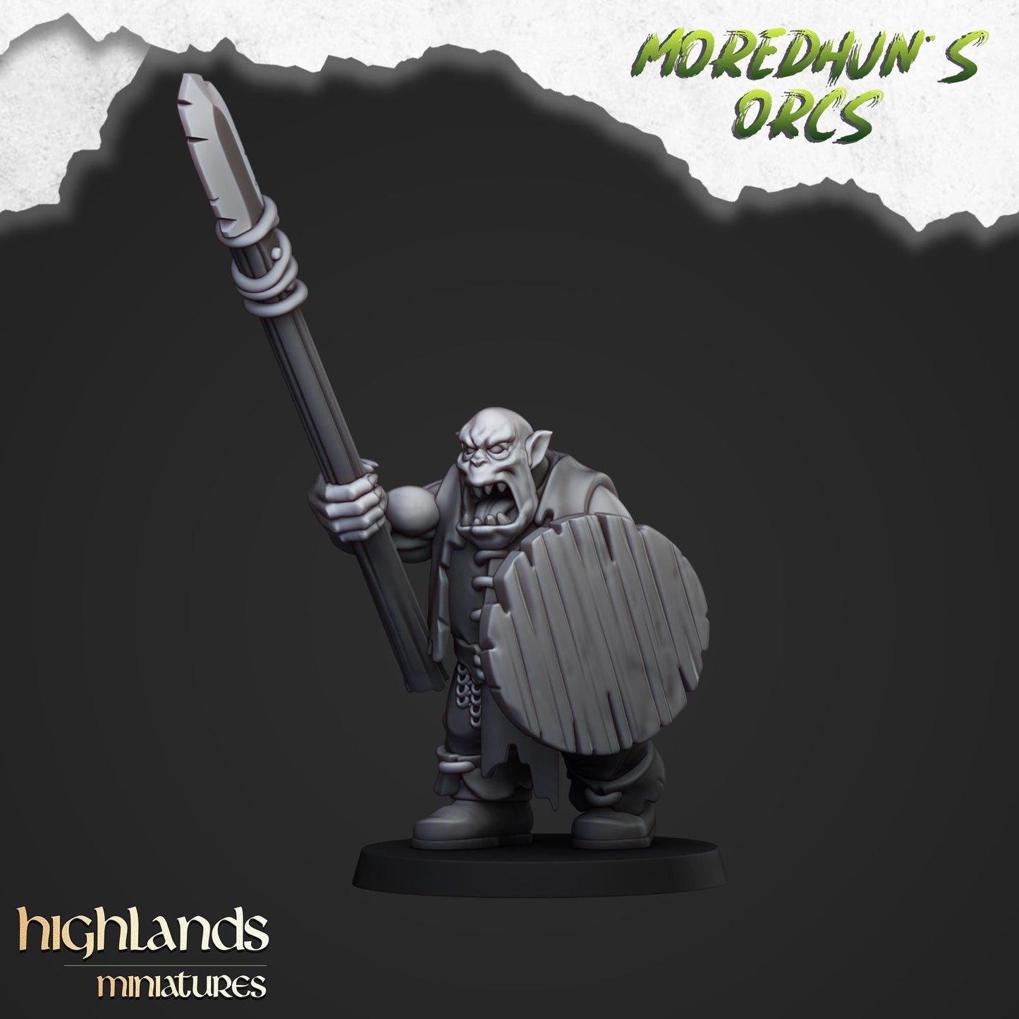 Highland Miniatures Orcs With Spears