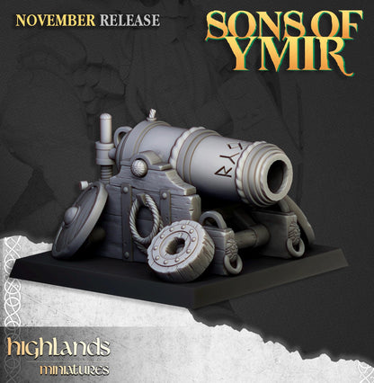 Highland Miniatures Dwarf Artillery