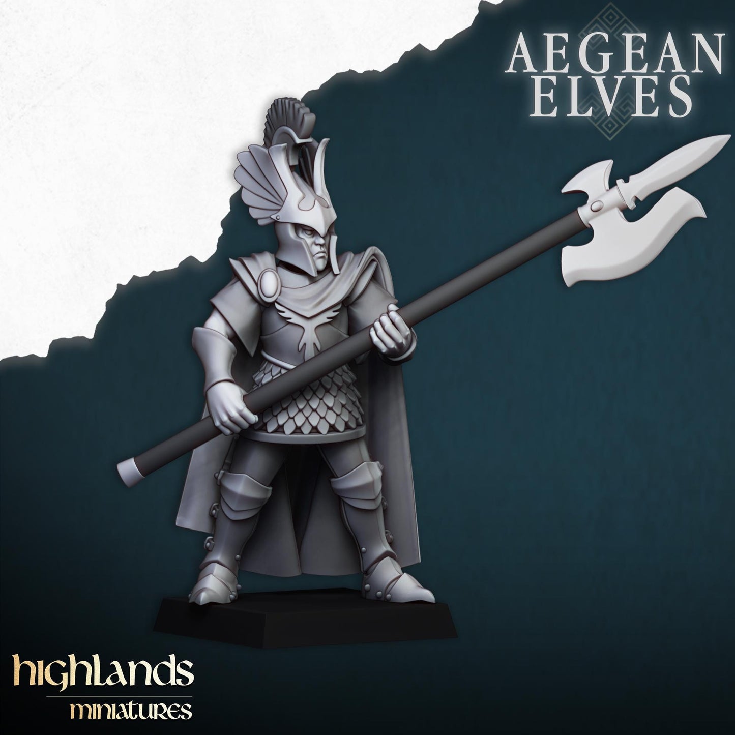 Highland Miniatures Aegean Elves Mycenaean Guard