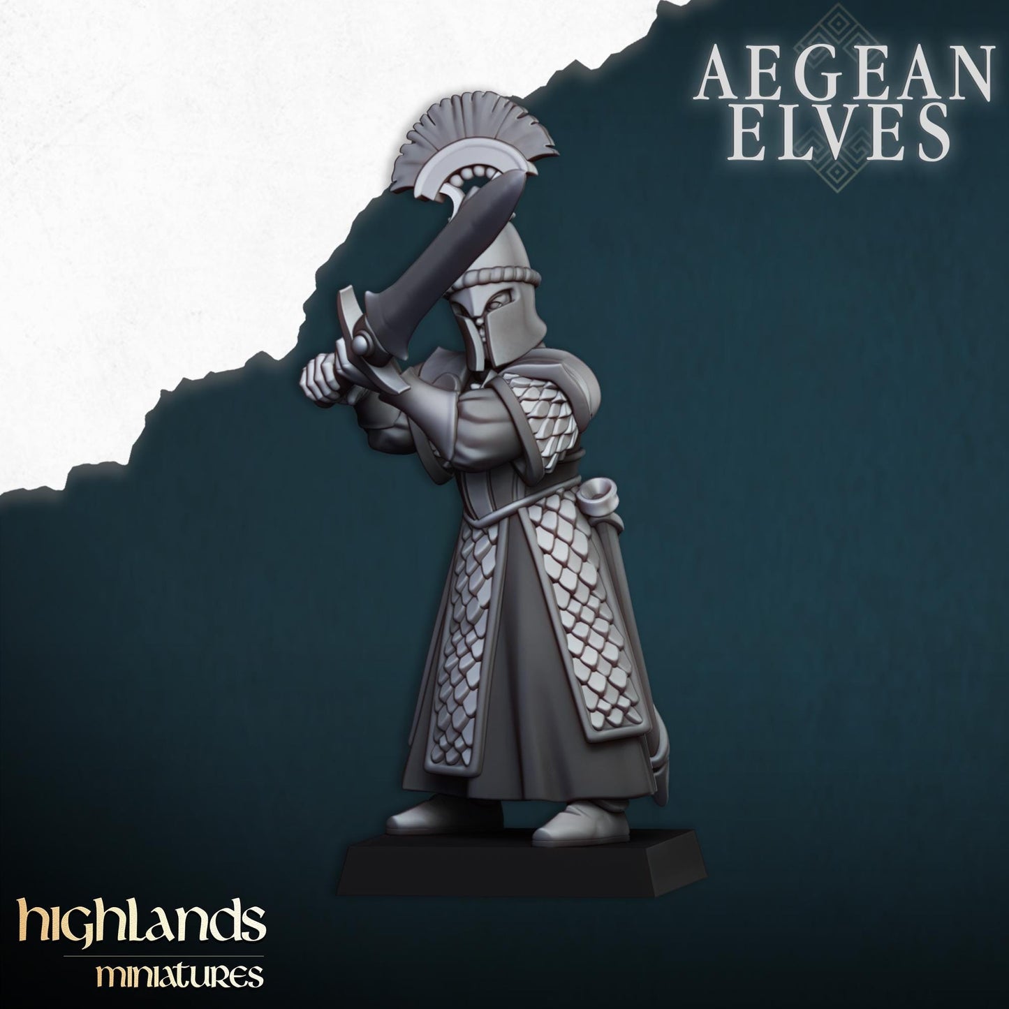 Highland Miniatures Aegean Elves Swords of Messara