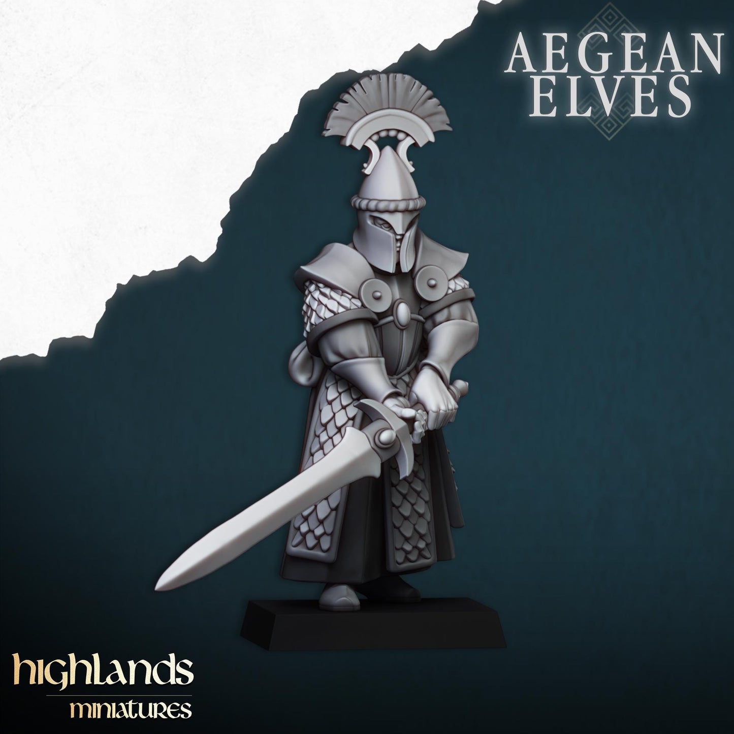 Highland Miniatures Aegean Elves Swords of Messara
