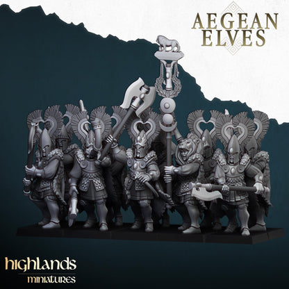 Highland Miniatures Aegean Elves Nemean Lions