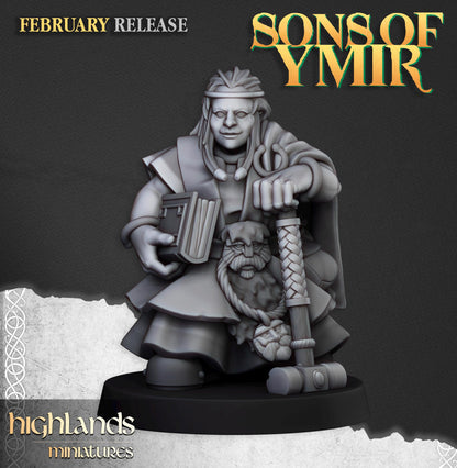 Highland Miniatures Dwarf Runepriest