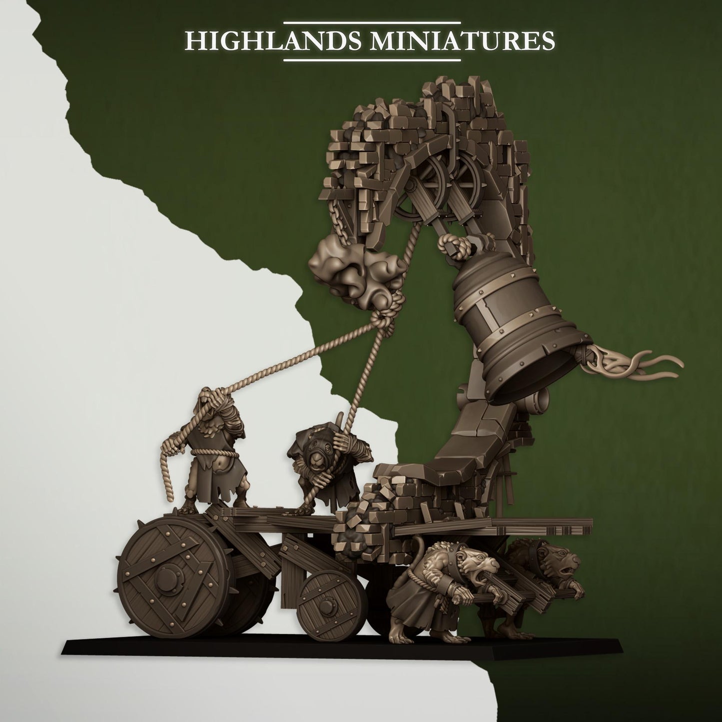 Highlands Miniatures Moving Sewer With Bell
