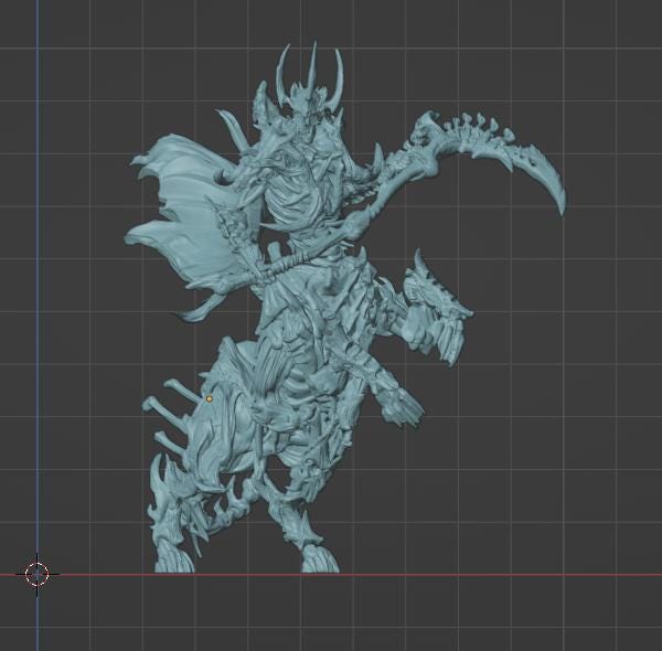 ClayBeastCreation - Bone Riders Blight Champion